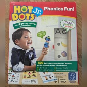 Educational Insights Hot Dots Jr. Phonics Fun! Pre-K+ Ages 4+